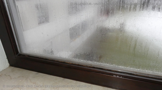 Tauwasser, Kondensat am Fenster